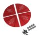 thumbnail image 3 of Juego de mordazas Cole, herramientas de carpintería, sujeción práctica para torneado de cuencos de aluminio Rojo, 3 of 9