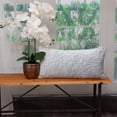 thumbnail image 3 of Parkland Collection Cristal Transitional Quilted Gray Throw Pillow, 3 of 7