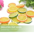 thumbnail image 3 of 30 rodajas de limón artificiales, rodajas de limón falsas, rodajas de fruta artificial para decorar., 3 of 5