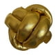 thumbnail image 1 of Mini Cojin Dorado Diseño Nudo Decorativo Recamara Sala 25cm Dorado Oscuro Metalico, 1 of 1
