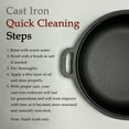 thumbnail image 6 of Cuisiland Pre-seasoned 5qt Cast Iron Dutch Oven with 10.25 Inch Griddle Skillet Lid, 6 of 9