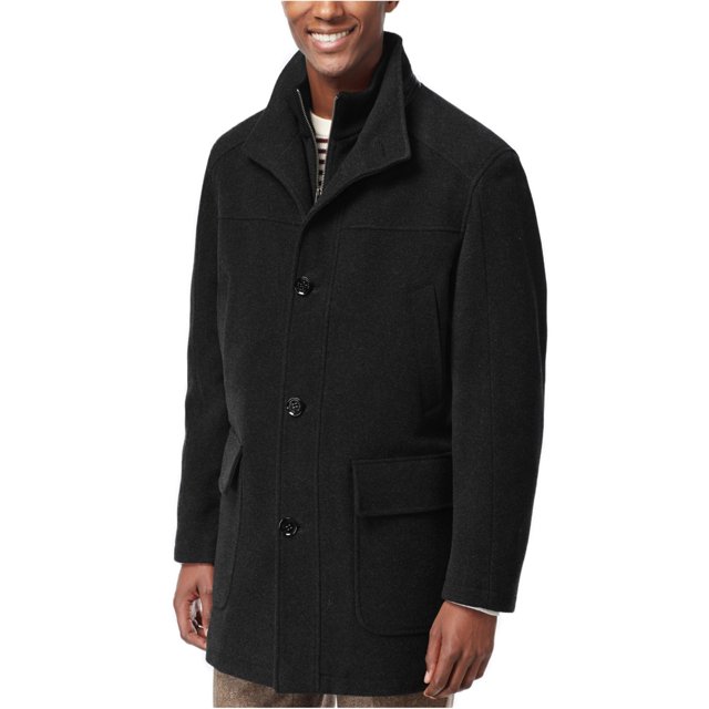 Cole Haan - Abrigo de lana para hombre, gris, extragrande Cole Haan Abrigo