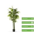 thumbnail image 4 of 60 inches Artificial Bamboo Tree in Black Nursery Pot, 4 of 5