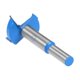 thumbnail image 2 of Abridor de barrena de sierra perforadora de madera de carburo de tungsteno, cortador de brocas perforadoras para bisagras de carpintería (azul), 2 of 5