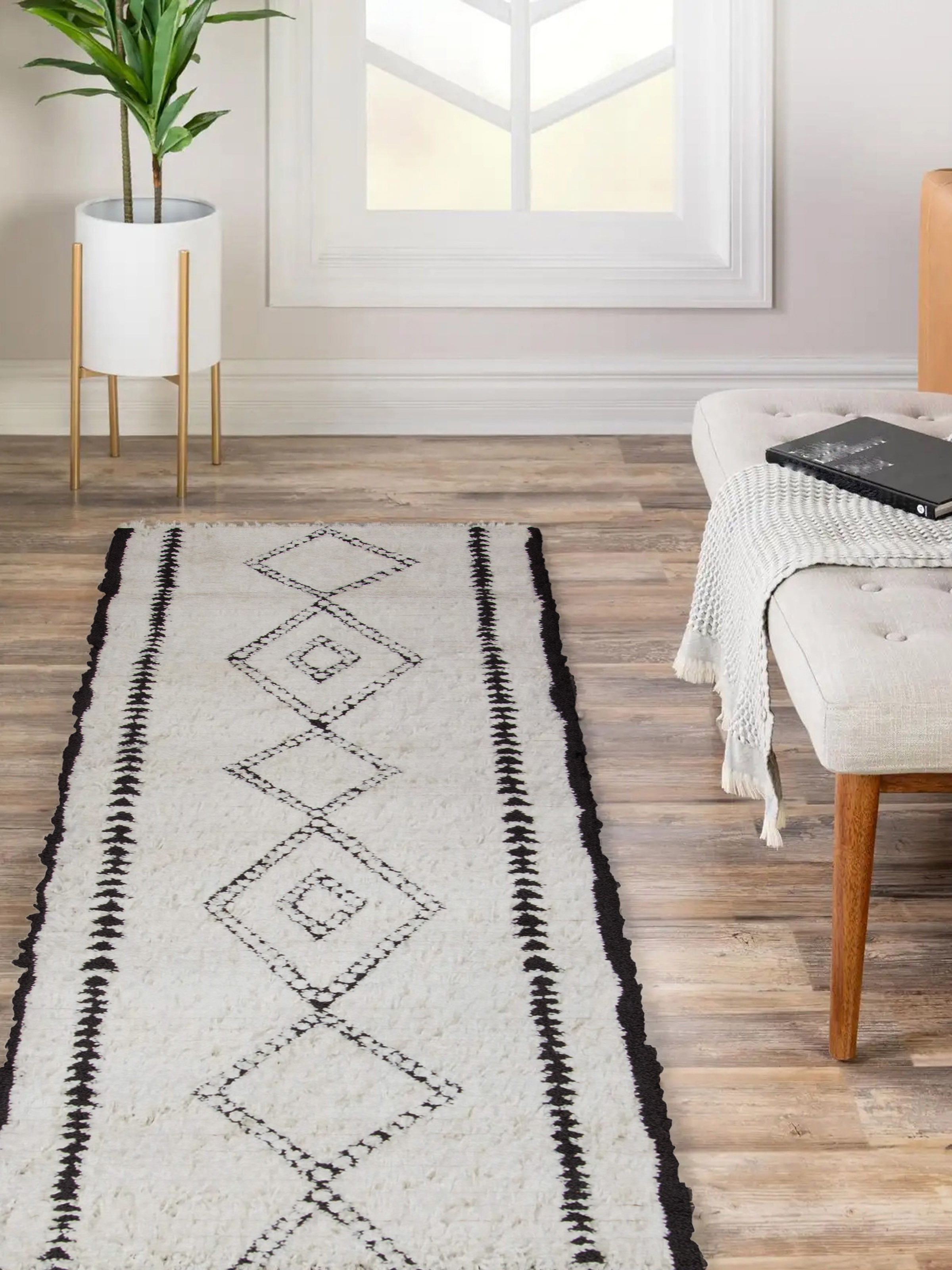 ECARPET Zelda Contemporary Area Rug for Living Room, Bedroom, Dining Entrance, Hallway and More.
