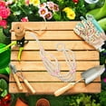 thumbnail image 5 of OATIPHO Hanging Plant Holder Indoor Pink Wooden Beads Decorative Holder 1Pack, 5 of 8