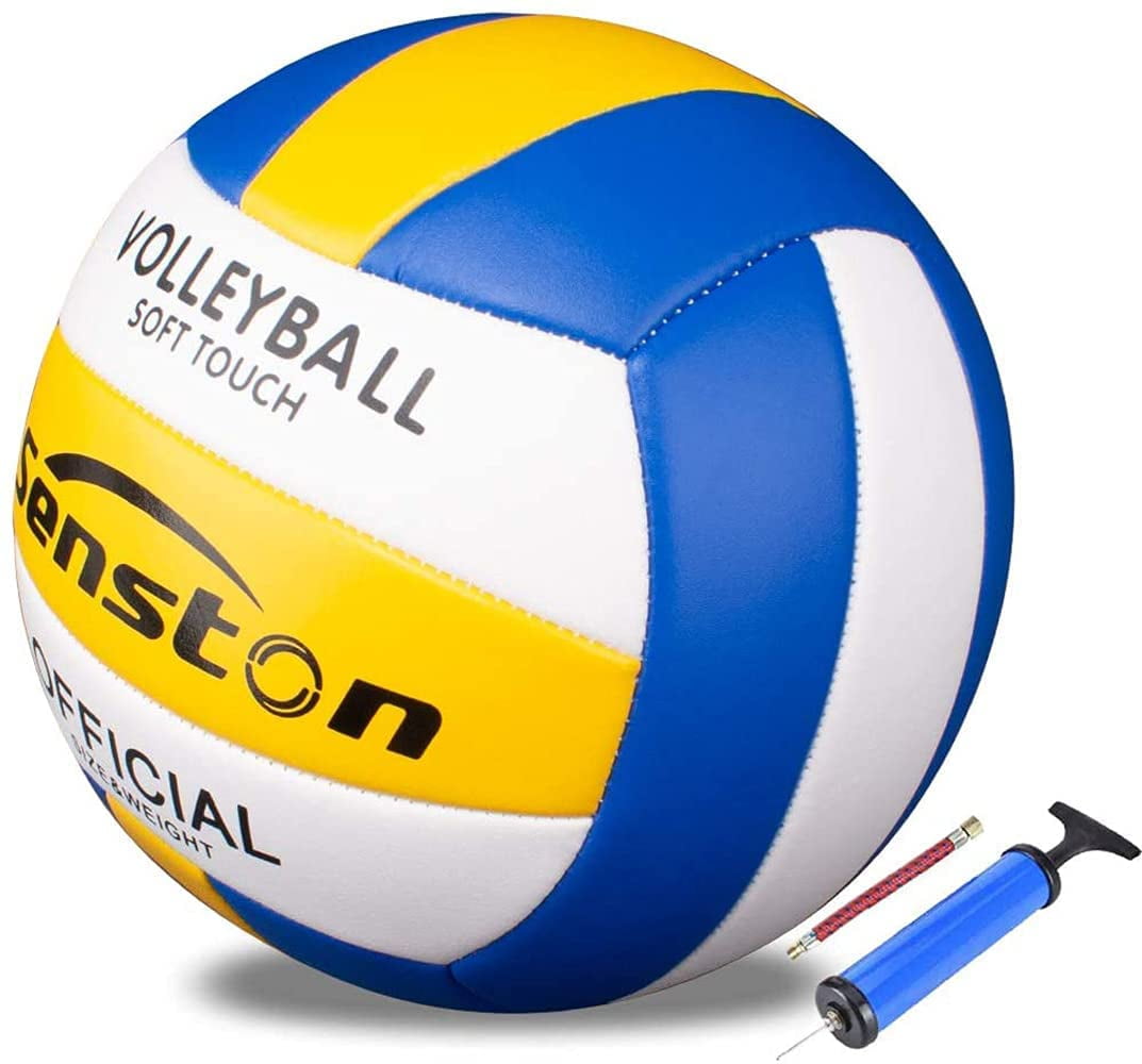 horen Inflatable Durable Soft Play Volleyball Ball Beach Game Training Size 5 for Beach/Indoor/Gym Outdoor Indoor Games Official VolleyBall 