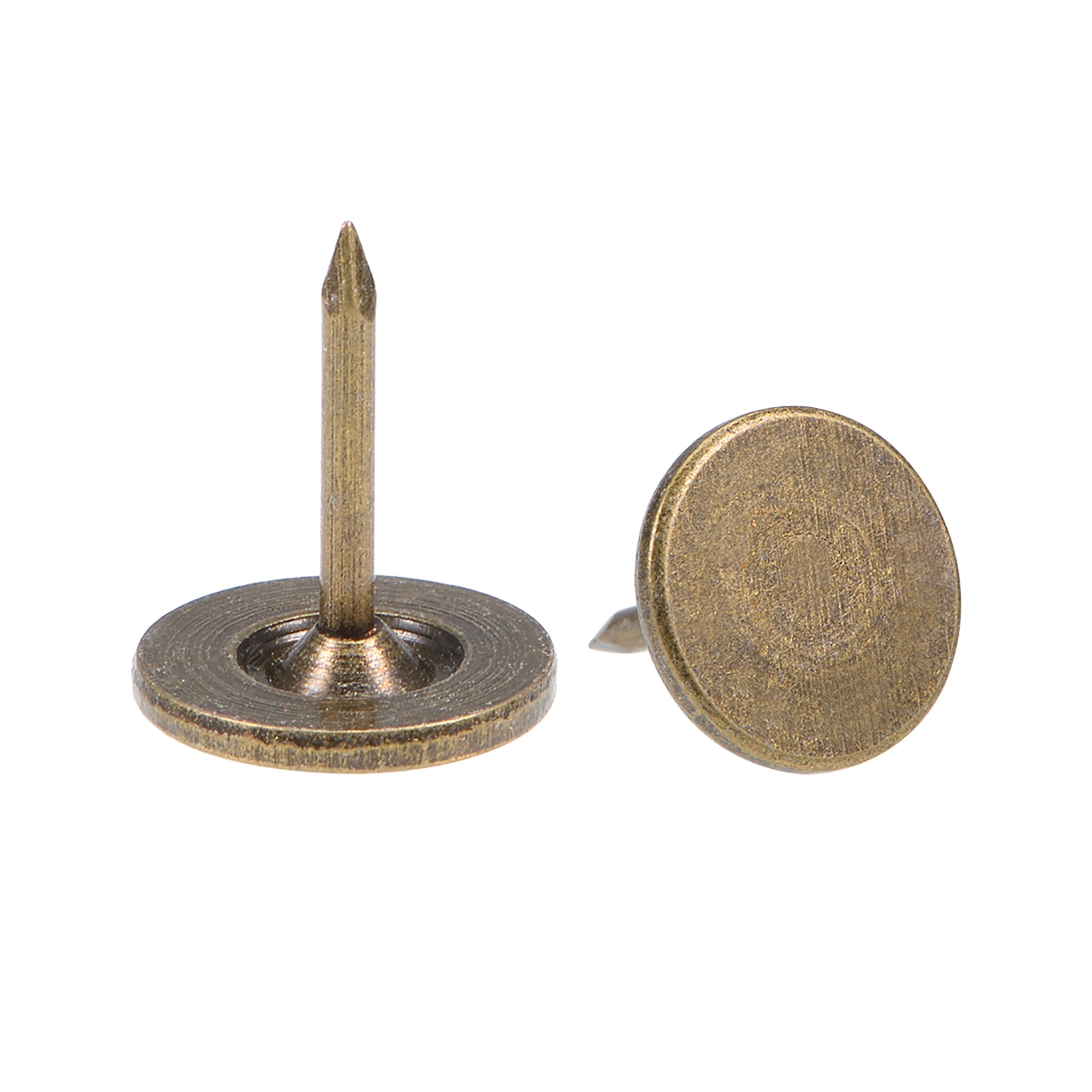 Upholstery Nails Tacks 11mmx13mm Flat Head Furniture Nail Bronze Tone