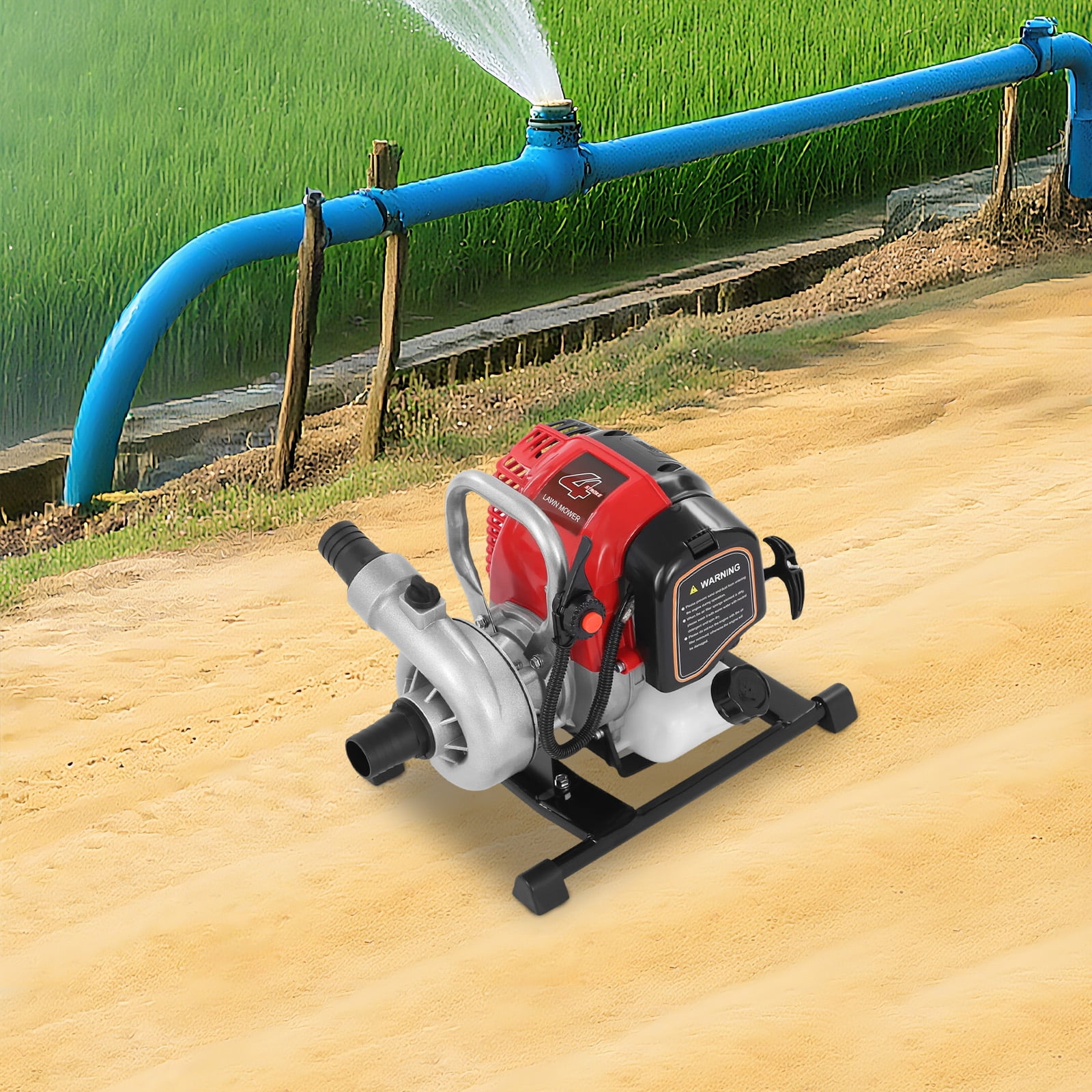 1.6 HP 36.5CC Gasoline Water Pump  4-stroke Water Transfer Pump For Farmland Garden Water Pump