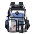 thumbnail image 1 of Mochila PIG PIG GIRL transparente para escuela negra transparente, 1 of 9