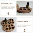 thumbnail image 3 of SWETRACE Wood Craft Essential Oil Container Assorted Color 1Pcs 5.1X3.5X0.8In, 3 of 8