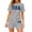 Grey#9527, variant on 4Th Of July Womens 2 Peice Sets Patriotic Usa Flag Graphic Short Sleeve Tops Shorts Outfits for Women Independence Day Matching Sets