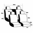 thumbnail image 5 of Car Seat Cover Full Set PU Leather for Chevy Silverado GMC Sierra 1500 2007-2021, 5 of 5