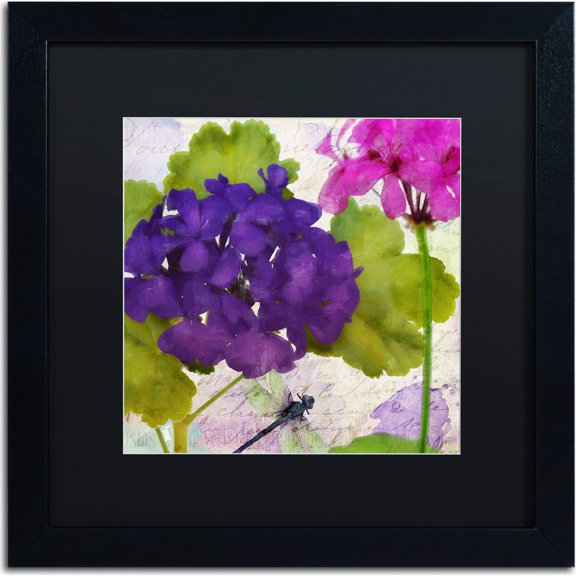 Trademark Fine Art "Gaia I" Canvas Art by Color Bakery, Black Matte, Black Frame