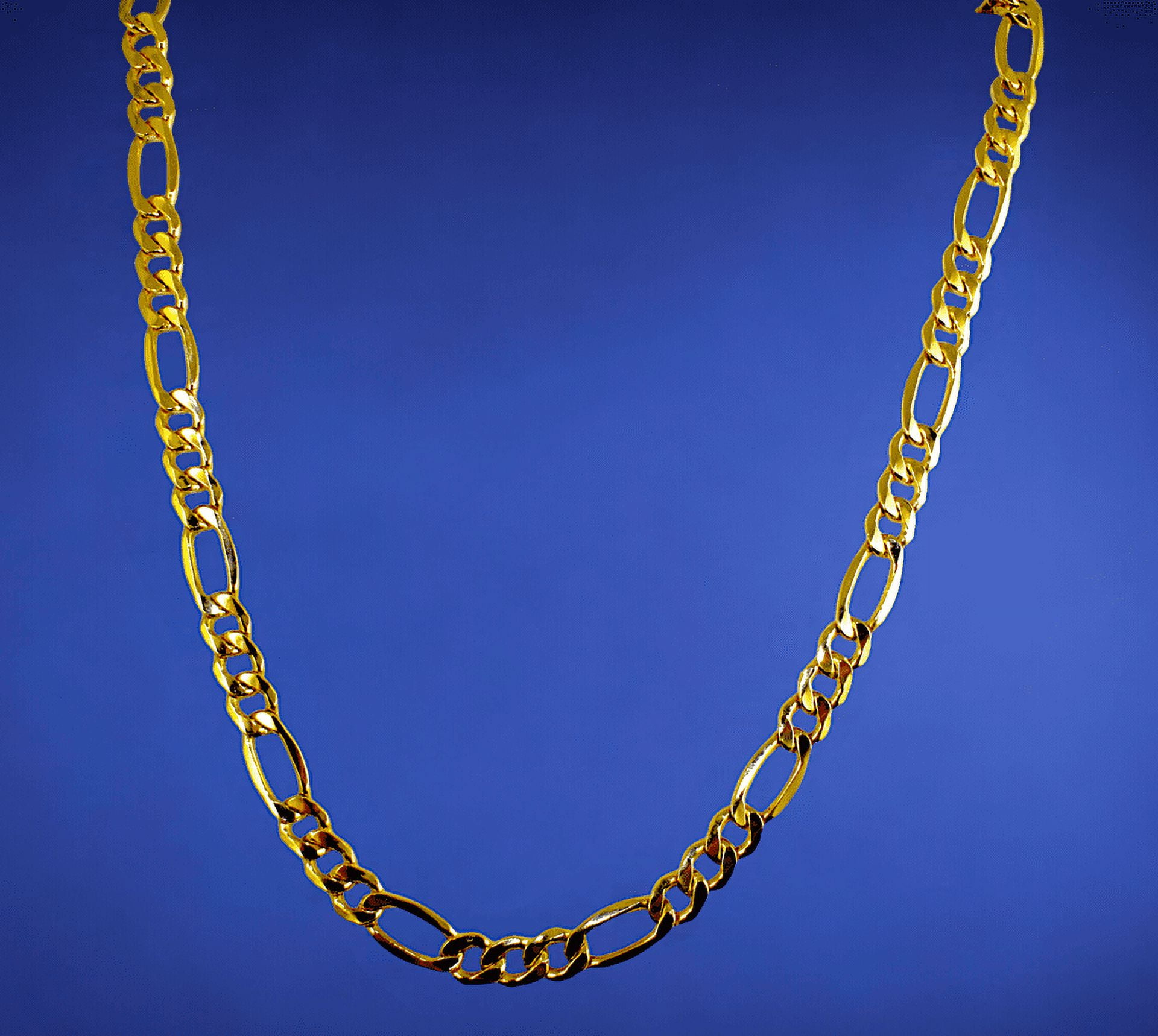 LIFETIME JEWELRY 1.5mm Figaro Chain – 24k Gold Plated Necklace For Men & Women, Made In USA With Lifetime Promise