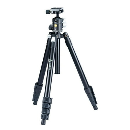 Vanguard Vesta FB 235AB Aluminum Tripod Kit with Quick Flip Leg Locks and Reversible Central Column for Mirrorless Camera Kits (Black)