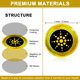 thumbnail image 5 of Pegatina Protección EMF 6 Piezas Escudo para Laptop Teléfonos Inteligentes (oro), 5 of 5