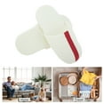 thumbnail image 4 of Unique Bargains 1 Pair Disposable Slippers Foldable Children's Style Hotel Slippers Red White, 4 of 5