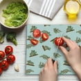 thumbnail image 3 of Tropical Animals Cutting Board, Koala Pattern Design Mammals of Nature Australian Animals, Decorative Tempered Glass Cutting and Serving Board, Large Size, White Grey, by Ambesonne, 3 of 5