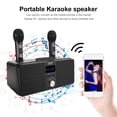 thumbnail image 4 of Mácina De Karaoke Para Adultos Y Niños, Mácina De Karaoke Portátil Con Con 2 Micrófonos Inalámbricos, Altavoz De Karaoke Inalmbrico, Mácina De Karaoke Portátil, 4 of 7