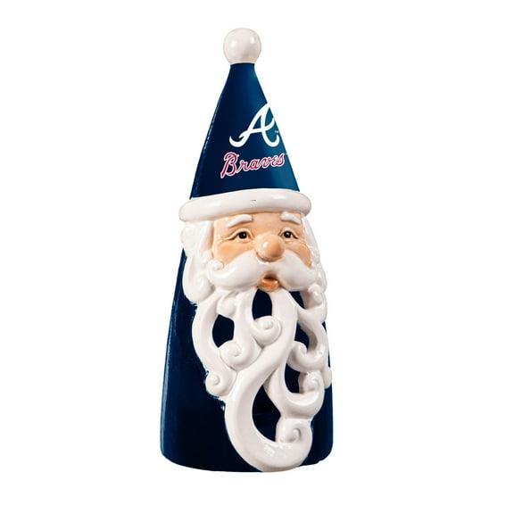 Atlanta Braves 8" LED Santa Statue