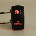 thumbnail image 2 of 12V 20A Rocker Switch with Red LED for UTVs boats cars trucks machines, 2 of 2