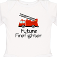 thumbnail image 4 of Inktastic Ladder Truck Future Firefighter Boys or Girls Long Sleeve Baby Bodysuit, 4 of 5