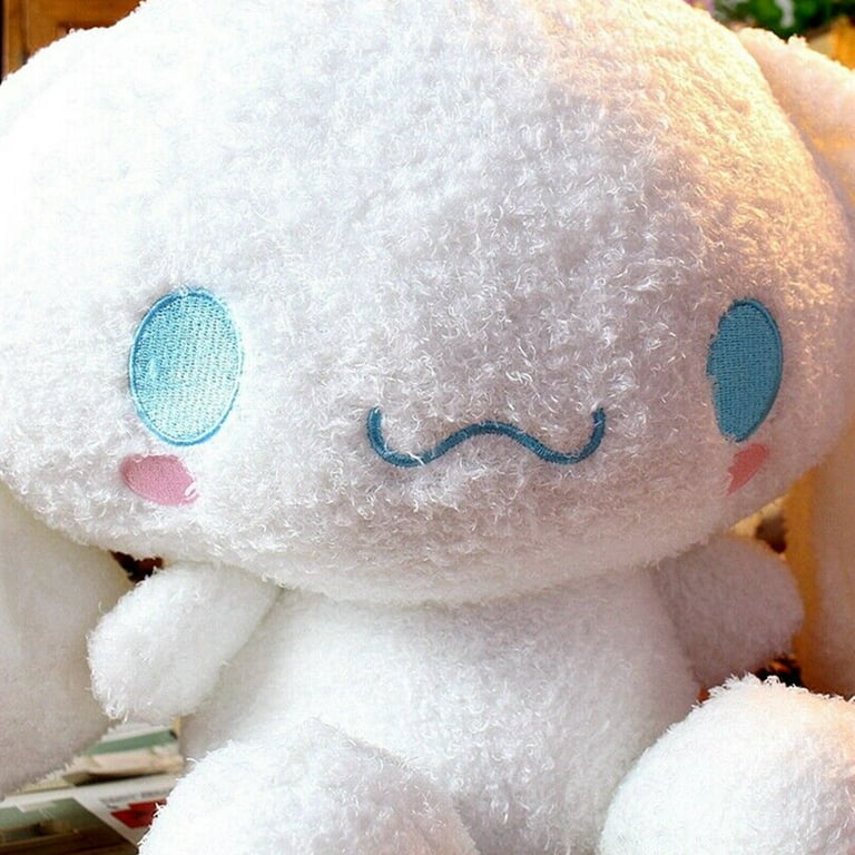 11.8in Fluffy Cinnamoroll White Dog Plush Toy Soft Stuffed