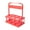 Red, variant on HONCLL Durable Folding Beer Holder Beer Bottle Carrier for Picnics and Camping