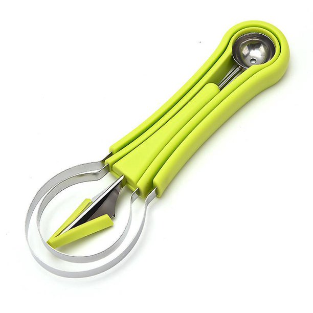 Juego de cucharas para melón, cortador de sandía profesional de acero inoxidable, juego de herramientas para tallar frutas, cuchara para frutas, removedor de semillas, cuchillo de sandía