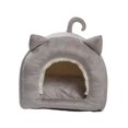 thumbnail image 2 of Linda cama, casas para gatos, s, tiendas de campaña para mascotas, cama para s, cama para perros pequeños, perreras, para interiores Gris jinwen Cama cueva, 2 of 6