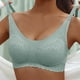 thumbnail image 3 of WILLBEST Brasier De Algodon Conjunto De 3 Piezas De Ropa Interior Para Mujer, Sin Aros De Acero, Sujetador De Látex Para Dormir, Espalda Sin Marcas, Barra De Corazón, Sexy, 3 of 3