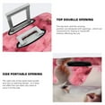 thumbnail image 5 of Daiia Flower White Cow Luggage Cover, Thickened Washable Travel Luggage Covers, Elastic Unique Baggage Covers for 18-20 inch Luggage-Small, 5 of 9