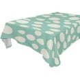 thumbnail image 1 of EREHome Random Dots Tablecloths Navy White Table Top Decoration 60x120 inches, 1 of 5