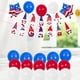 thumbnail image 5 of Decoraciones patrióticas, globos de látex azules, rojos y blancos, banderines, guirnaldas conmemorativas C Bandera enana C, 5 of 7