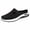 Black, variant on Shoes for Women Breathable Mesh Flat Closed Round Toe Backless Slip On Walking Sneakers Casual Lightweight Comfort Outdoor Sports Wedge Mule
