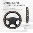 thumbnail image 5 of Easygdp Mushroom With Snails Elastic Steering Wheel Cover, Auto Accessories, Fit Suvs, Vans,Cars, Trucks -15 inch, 5 of 8