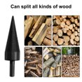 thumbnail image 4 of Leña de perforación de leña Herramientas de la madera Herramienta de la madera Breaker Wood DIY Breaking Core Cono Cono Triangular Handle Hand Splitter Hogar Outdoor Tipo 1 Dido Hogar, 4 of 6