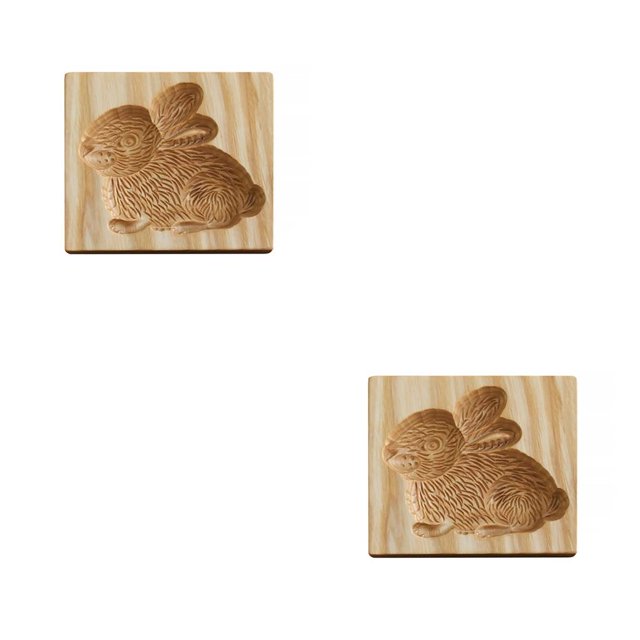 Bearachild Molde para galletas, molde para galletas en relieve reutilizable portátil de , tipo para hornear 2 Tipo 2 2Conjunto