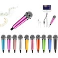 thumbnail image 1 of HAHDAXIA Mini Microphone,Portable Vocal Tiny Microphone, Asmr Microphone,Phone Microphone, Mini Karaoke Microphone for Voice Recording Chatting and Singing On iPhone,Android,Laptop Notebook（, 1 of 7