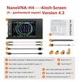 thumbnail image 1 of VNA-H4 Vector Network Antenna Analyzer 4" Display 10KHz-1.5GHz MF HF VHF UHF With SD Card Slot Version ,Avoid Switching Noise, 1 of 6