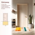 thumbnail image 3 of ODIKA 4'x6' Machine Washable Non-Slip Area Rug, Whimsical Stripe Symphony Artistic for High Traffic Rug, Yellow, 122444, 3 of 7
