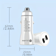 thumbnail image 3 of 40 W Dual PD Car Charging PD+PD Fast Charge 40 W Car Charger New 40 W Dual Type-C Port Charging, 3 of 4