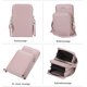 thumbnail image 4 of Bolso Bandolera Pequeño para Teléfono Móvil, Bolso Bandolera Pequeño para Mujer, Bolso Bandolera de Cuero PU, Bolso para Teléfono Móvil con Pasaporte y Ranura para Tarjetas, Correa para Hombro, 4 of 6