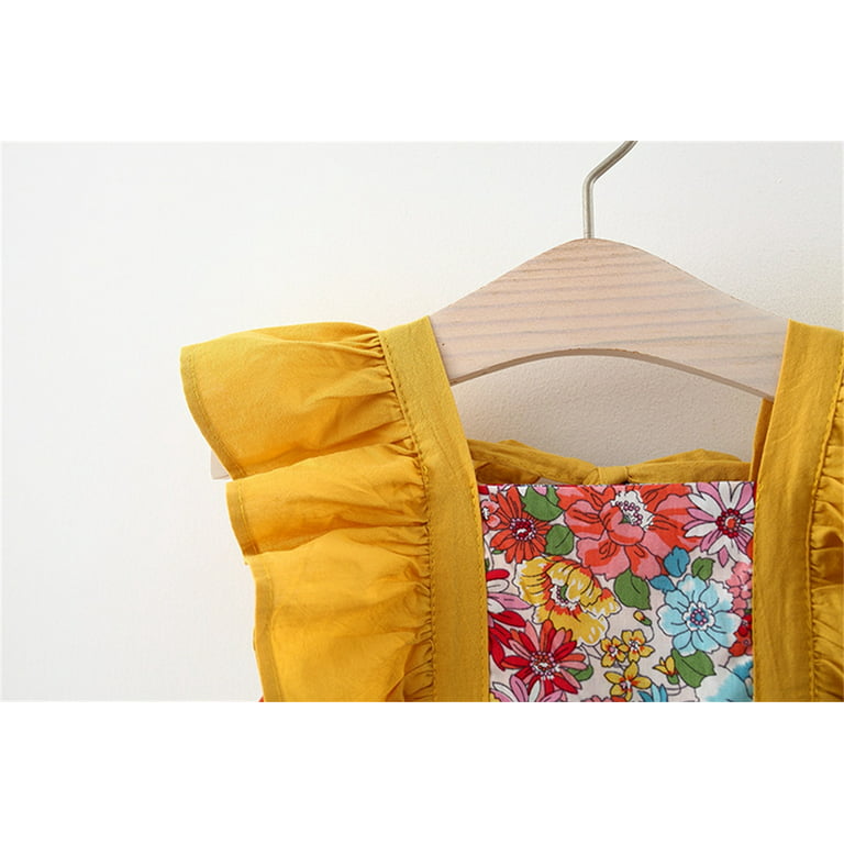 JDEFEG Clothes for 5 Year Old Girls Girls Set Summer Dress