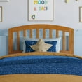 thumbnail image 6 of AFI Richmond Twin Wood Platform Bed with Footboard and Storage Drawers, Light Toffee, 6 of 14