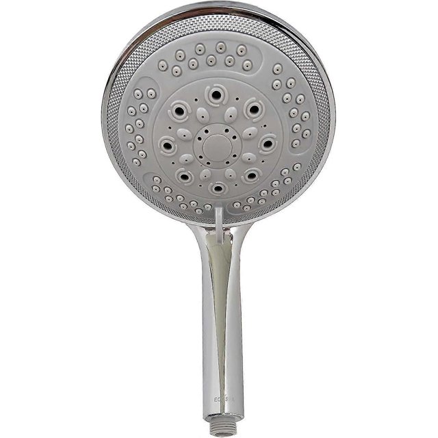 Cabezal de ducha grande universal para baño, ducha de mano cromada con función de 8 modos