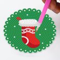 thumbnail image 2 of Juego de posavasos de diamante acrílico DIY estilo navideño (juego de 8 piezas 1 estante) (BD206) Sywqhk Decoración hogareña, 2 of 8