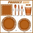thumbnail image 2 of HLONK 177 Pcs Platos De Barro Mexicanos Cielito Lindo Party Decoration Fiesta Tableware Dinnerware Set Mexicanos Party Supplies Barro Plates Cups Napkins Tablecloths Tableware(White Flowe, 2 of 5