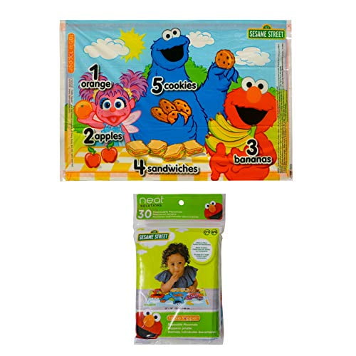 Sesame Street Biodegradable Table Topper Disposable Stickon Placemat